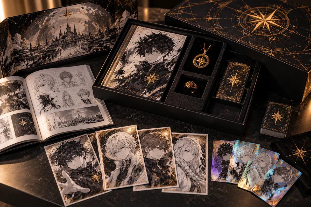 Coffret collector avec artbook et médaillon
