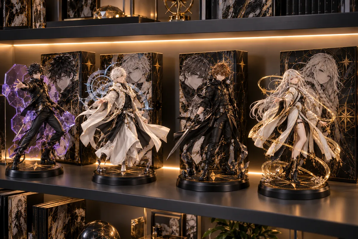 Figurines des quatre héritiers